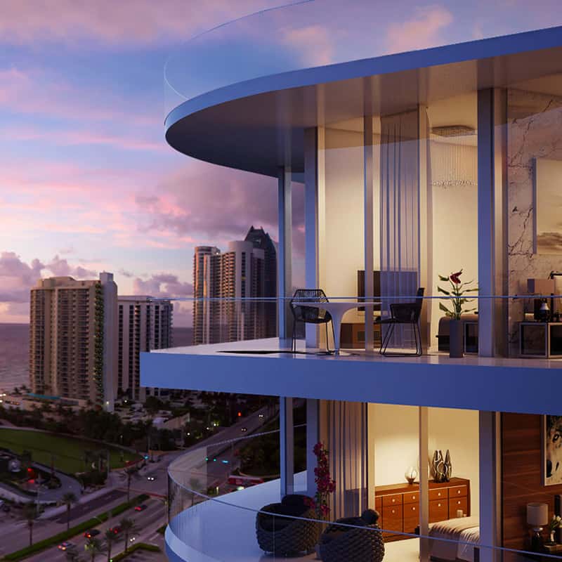Blog Entry Photo of Sunny Isles Beach’s contemporary masterpiece - Aurora.